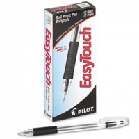 EasyTouch Ball Point Stick Pen, Black Ink, 1mm, Dozen
